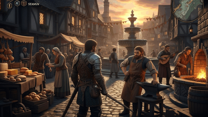 Gameplay du jeu Pax Dei