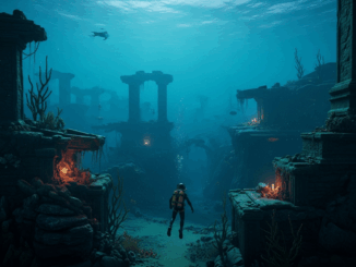 Paysage aquatique d’Enshrouded : Wake of the Water