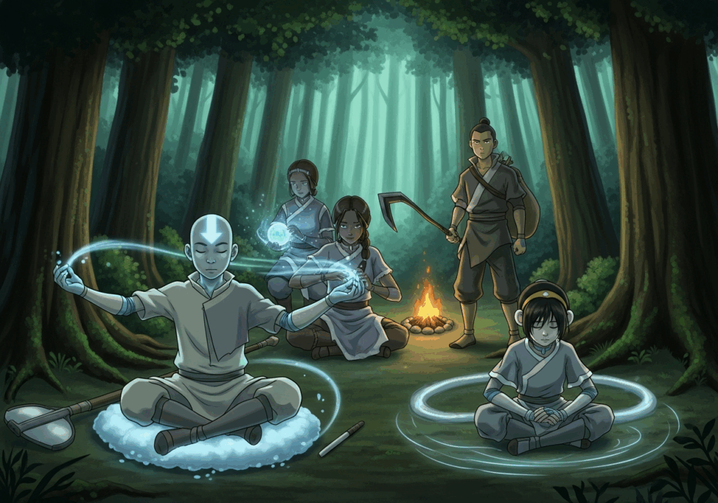 Personnages inspirés de l’anime Avatar