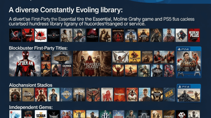 playstration-plus-extra-depart-des-jeux Une librairie de jeux comme PlayStation Plus Extra