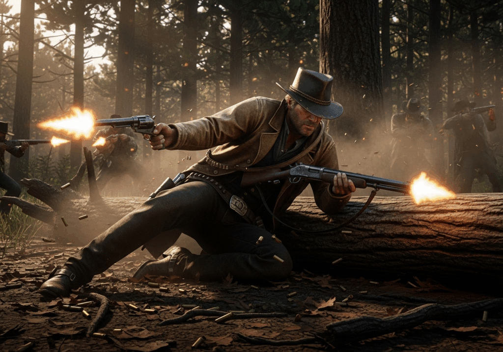 Gameplay d’un jeu comme Red Dead Redemption 2