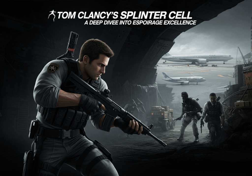 Un poster inspiré du jeu Tom Clancy’s Splinter Cell : Pandora Tomorrow