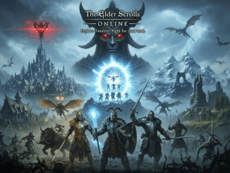 Affiche inspirée du jeu The Elder Scrolls Online