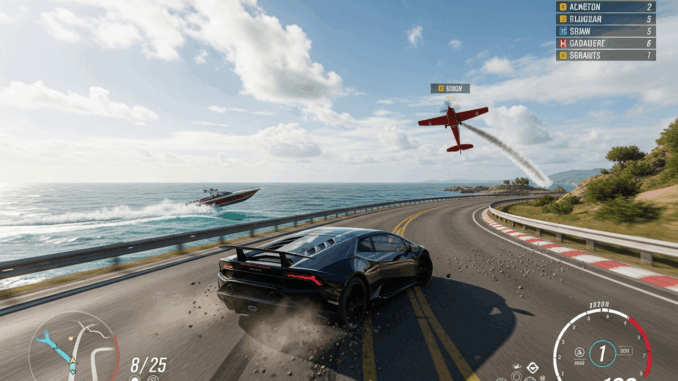 Gameplay d’un jeu de course comme The Crew 2