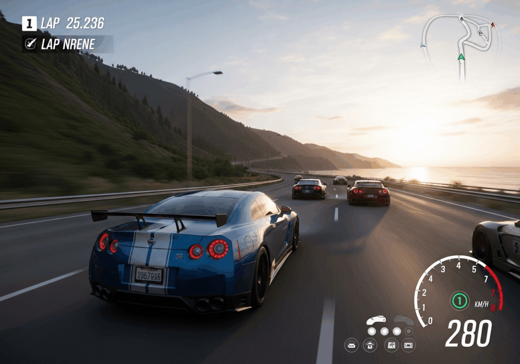 Un jeu de course comme The Crew 2