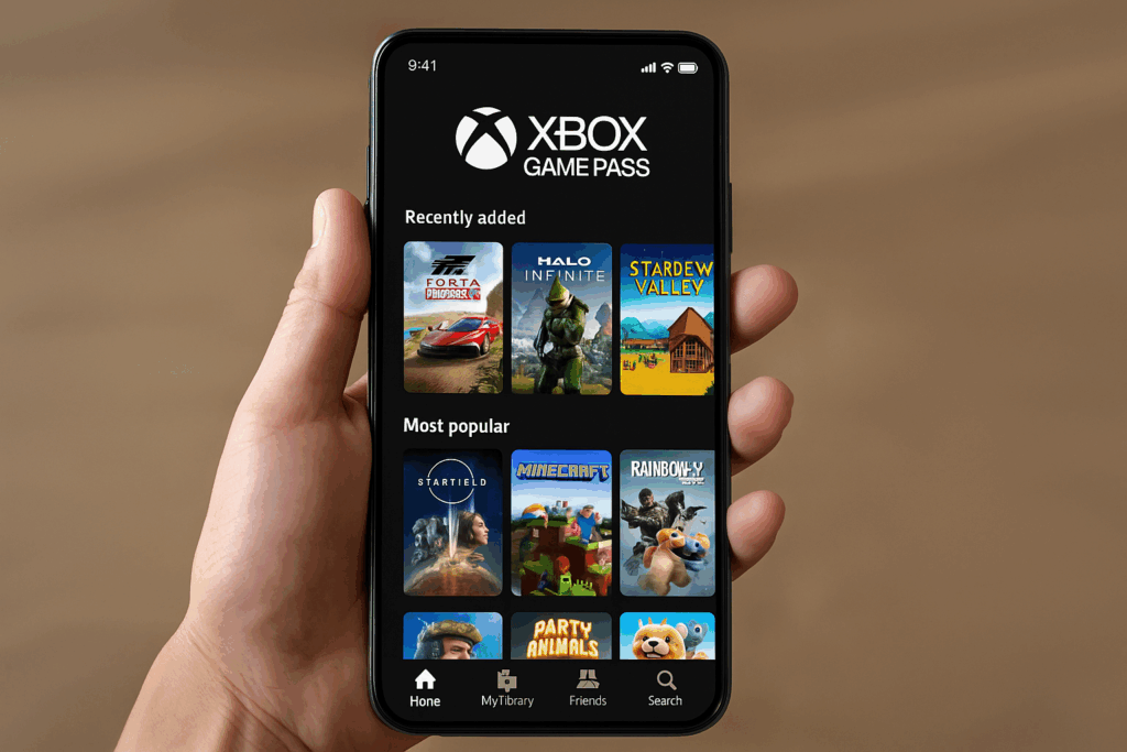 Xbox Game Pass sur smartphone