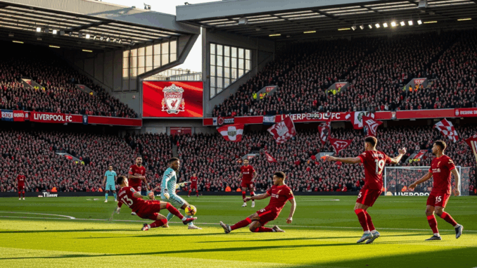 Match de football de Liverpool