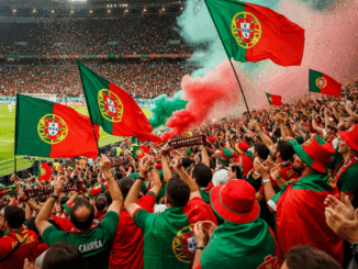 Les supporteurs du Portugal