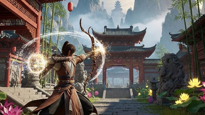 Capture d'écran cinématographique du remake de Sword and Fairy 4