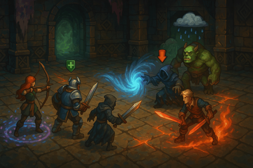 Combat tactique de Broken Ranks