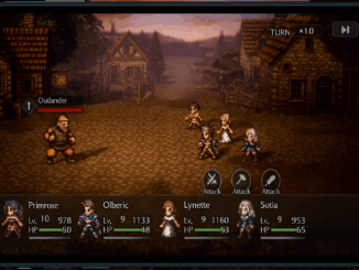 Gameplay de Octopath Traveler 0