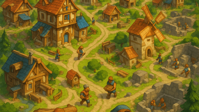 Ville du city-builder Pioneers of Pagonia