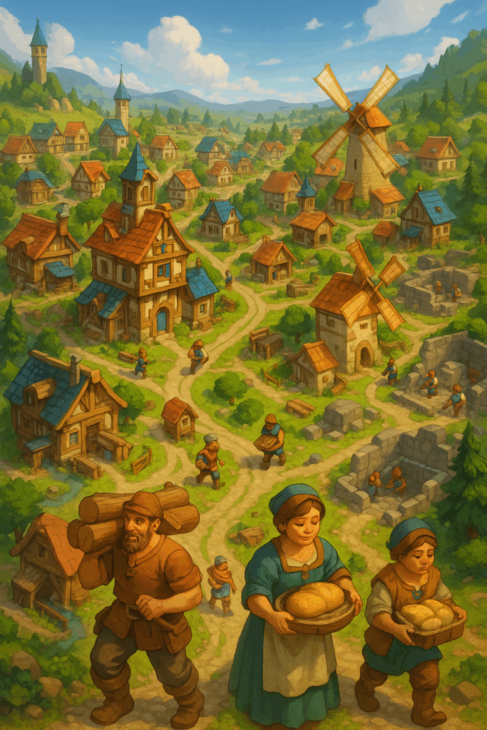 Ville du city-builder Pioneers of Pagonia