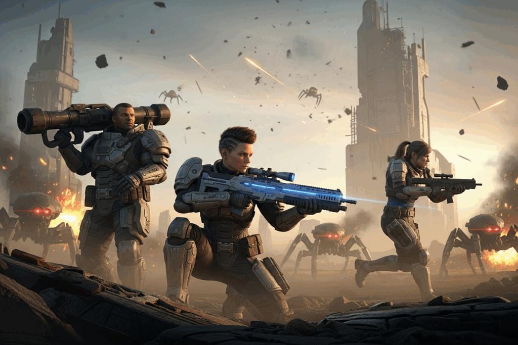 Gameplay d’un jeu comme ARC Riders