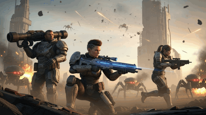 Gameplay d’un jeu comme ARC Riders