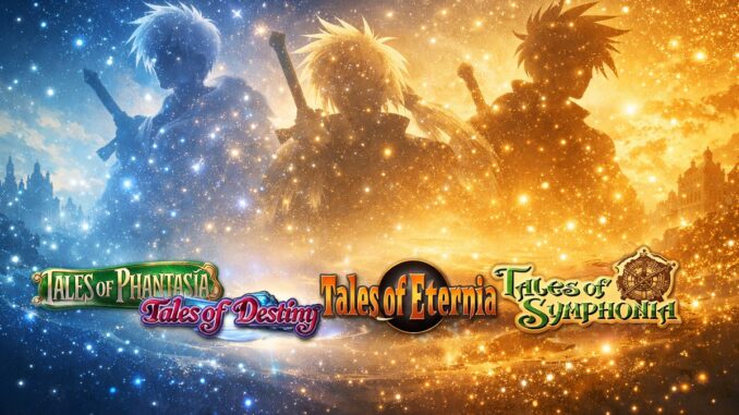 chronologie visuelle de Tales of