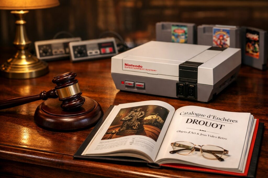 composition montrant la Nintendo Entertainment System (NES)