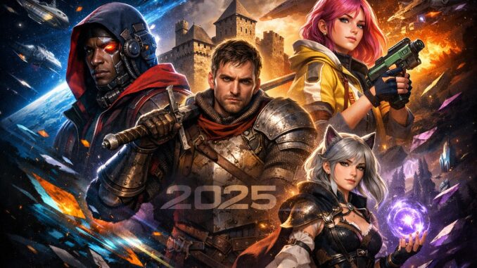 composition des jeux vidéo de 2025