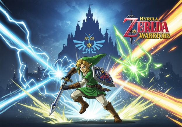 composition visuelle du nouveau jeu Zelda