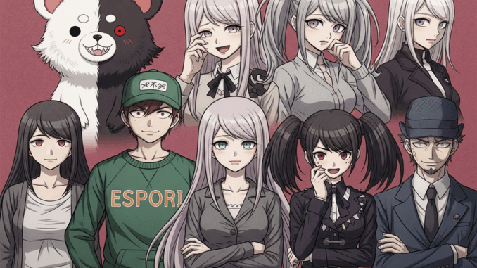 Personnages du manga Dangonronpa