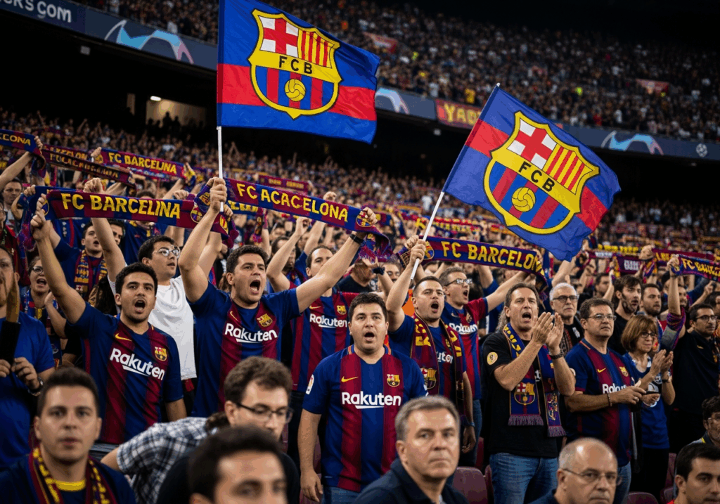 Supporteurs du FC Barcelone