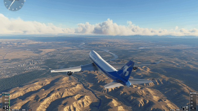 Gameplay d’un jeu de simulation de vol