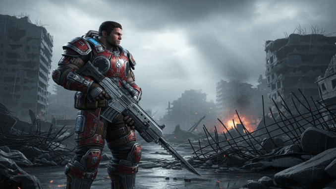 Un soldat de Gears of War