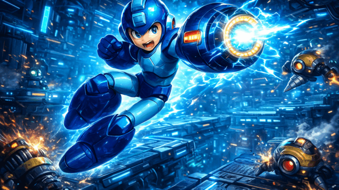 Héros en action dans Mega Man : Dual Override