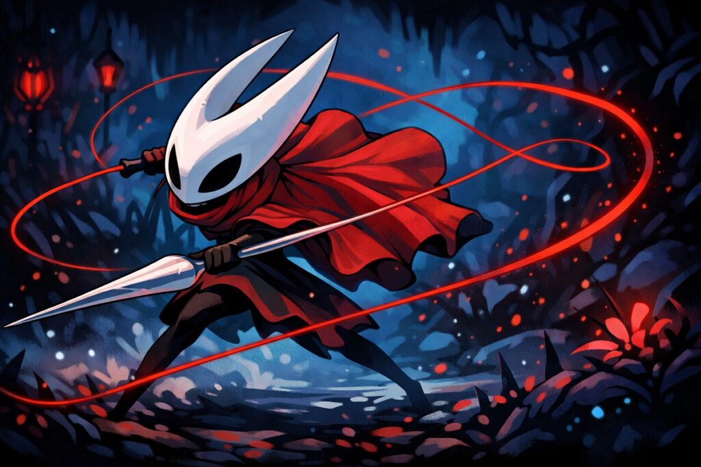 héroïne de Hollow Knight : Silksong
