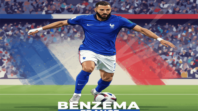 Illustration de Karim Benzema