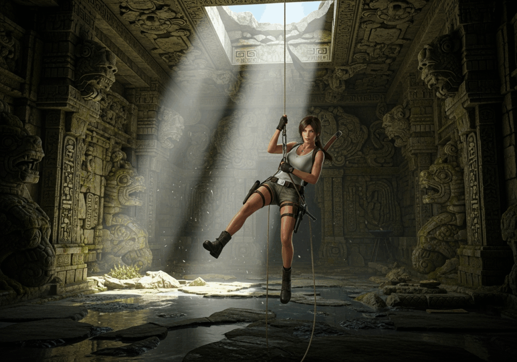 Gameplay d’un jeu comme Tomb Raider