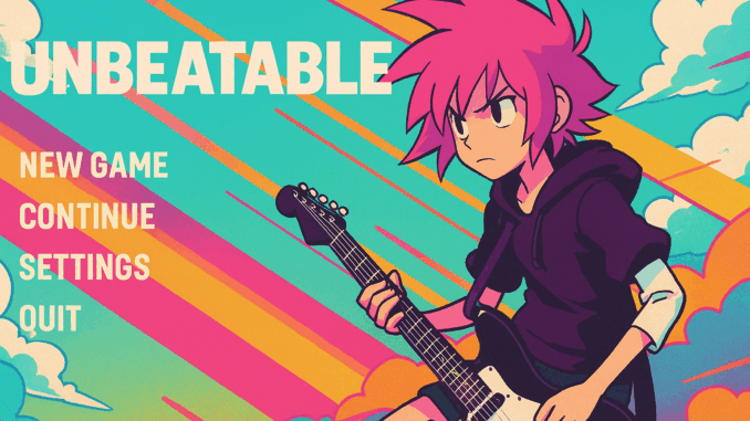 Menu principal de Unbeatable