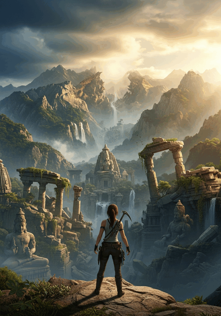 Paysage montagneux de Tomb Raider : Catalyst