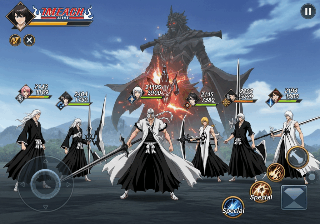 personnages de Bleach Mirrors High en action