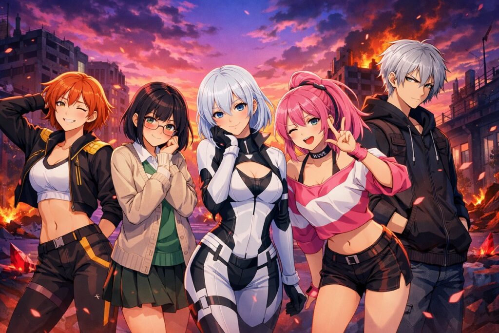 personnages d’Eternights 