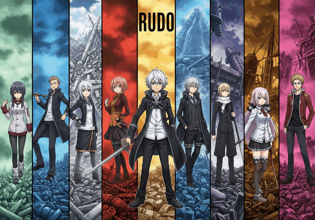 personnages principaux de l'action-RPG Gachiakuta