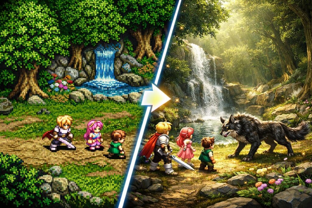 scène d'un episode de Tales of