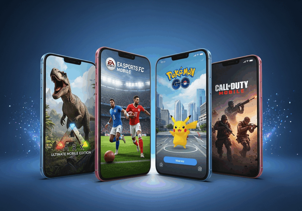 sélection de jeux mobiles 