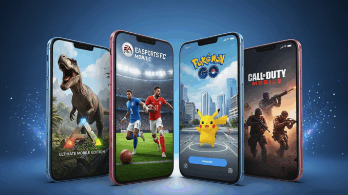 sélection de jeux mobiles