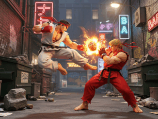 Ryu et Ken dans un combat