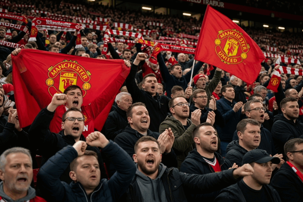 Les fans de Manchester United