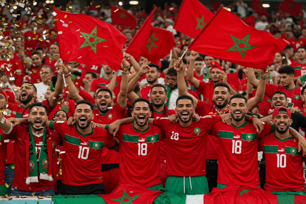 Supporteurs du Maroc