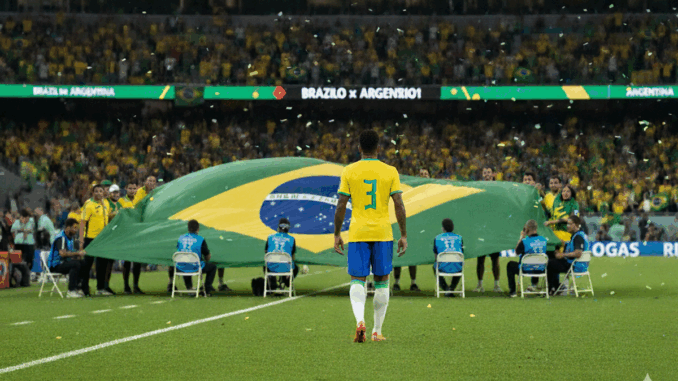 Thiago Silva avec le maillot du Brésil