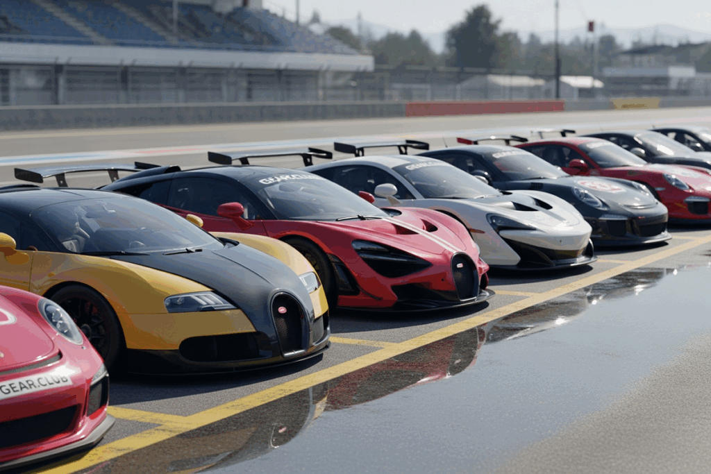 Des voitures de courses