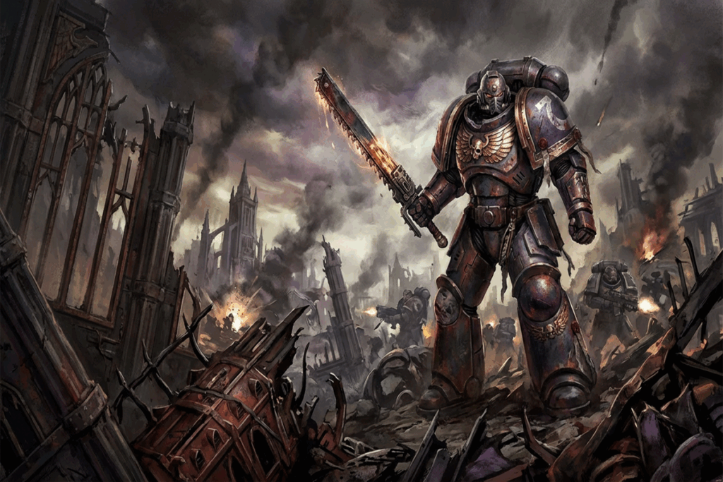 Un Space Marine dans Warhammer 40,000