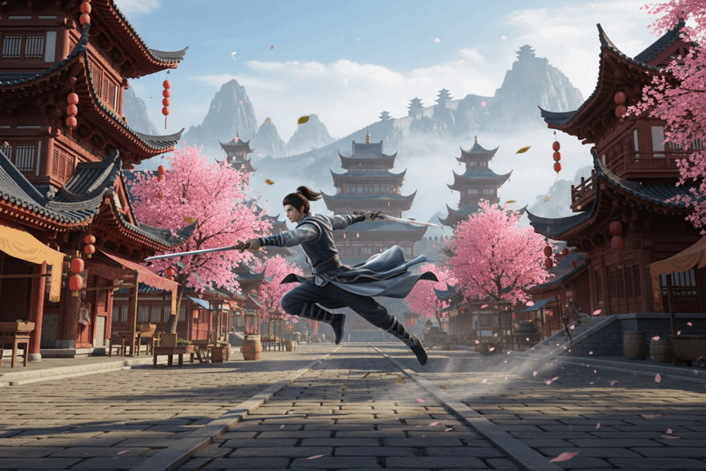 Gameplay d’un jeu comme Where Winds Meet