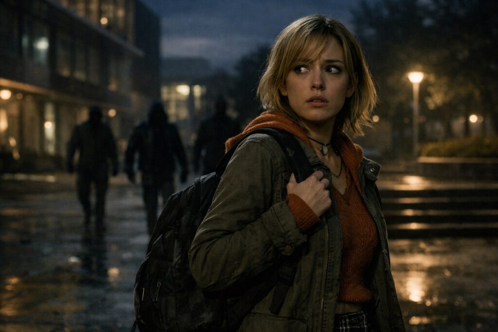 Un personnage comme celui du jeu s Resident Evil 4