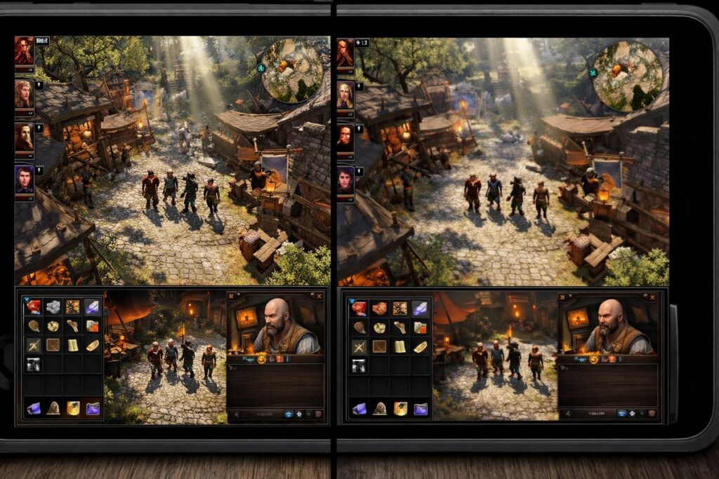 Comparaison split-screen de Divinity: Original Sin II
