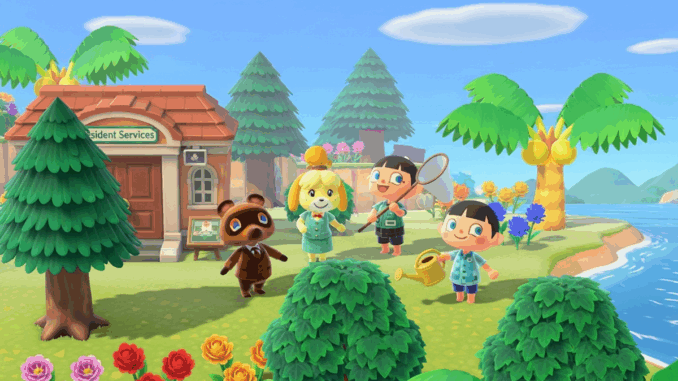 Gameplay d’un jeu comme Animal Crossing