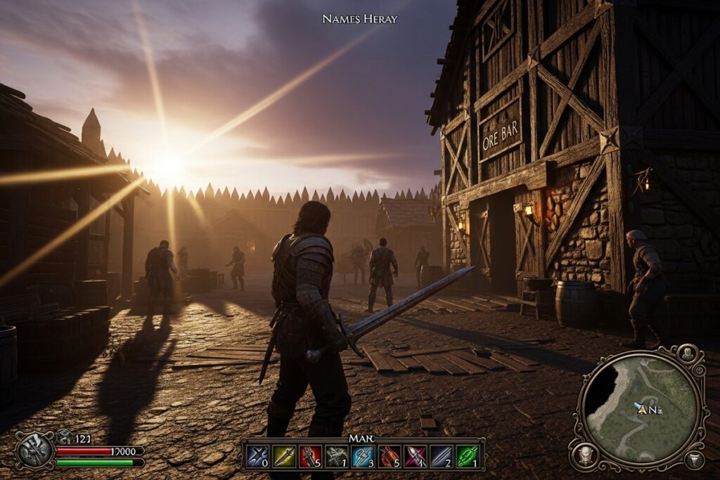 aperçu gameplay d’un jeu comme Gothic 1 Remake